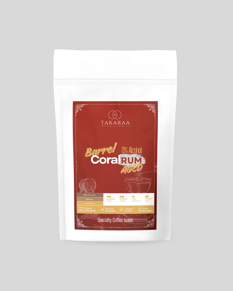 Barrel Aged Coral Rum Coffee - Alcohol Free